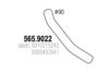 RENAULT 5000453541 Exhaust Pipe